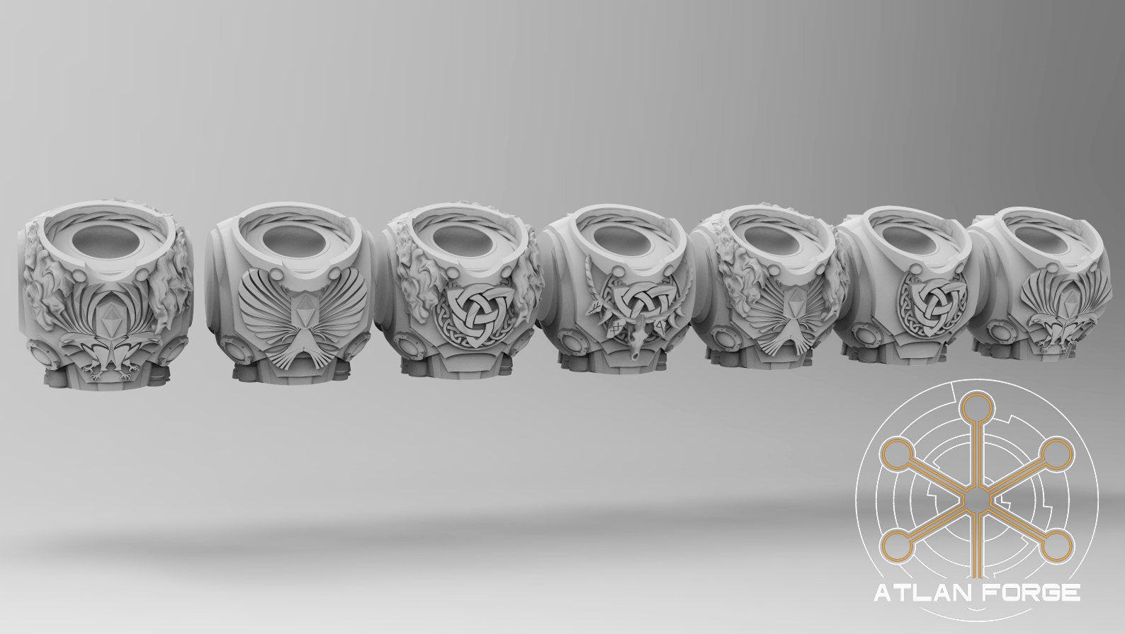 Asgardian Ravens 32mm sci-fi fantasy miniature for tabletop games grimdark RPGs dnd wargaming miniature dungeons and dragons