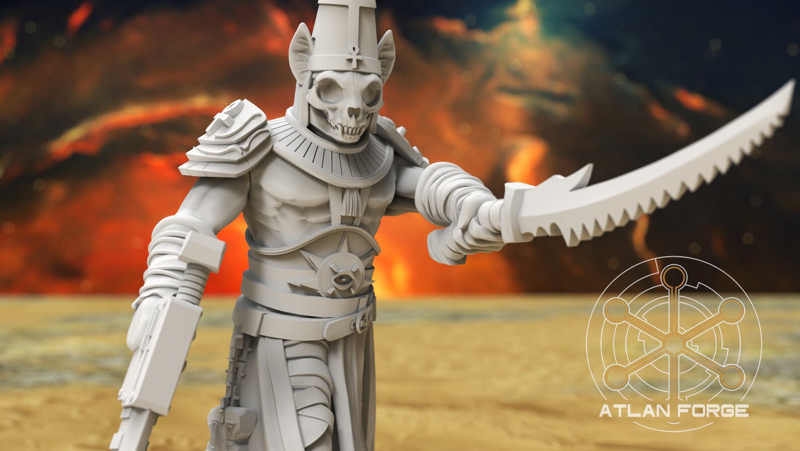 Aegyptian Cultists 32mm wargame miniatures fantasy dnd wargaming minis dungeons and dragons painting gift RPG tabletop minis