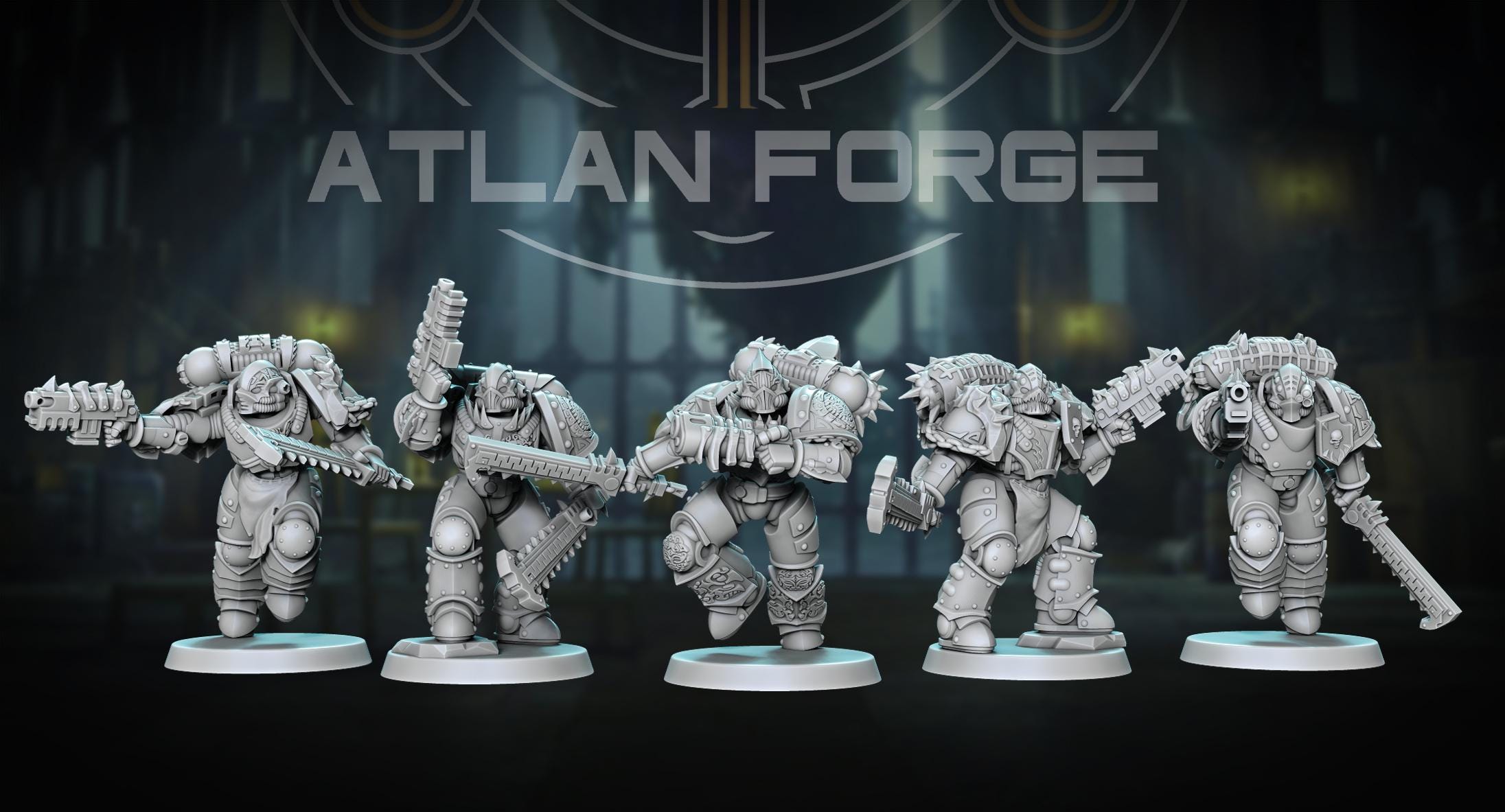 Wai Toa Kaiwawao Mediators 32mm Resin Miniatures – Sci Fi Fantasy Squad for Wargaming and DnD