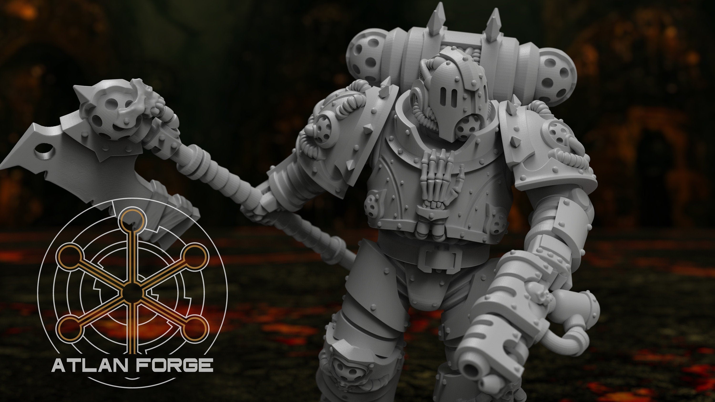 Manus Mortis Phalanges 32mm sci-fi fantasy miniature for tabletop games grimdark RPGs wargaming miniature dungeons and dragons