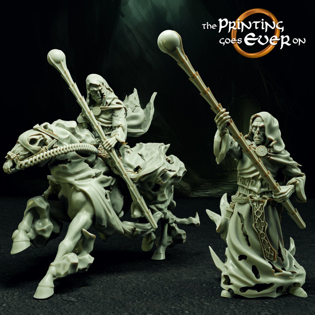 Ghost Mage Army of dead 28mm miniature dungeon and dragons fantasy wargaming miniature tabletop fantasy wargame miniature painting dnd