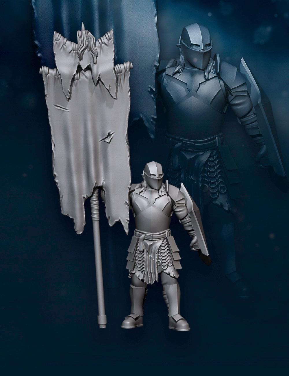 Super Orc Banner 28mm miniatures dnd gift fantasy miniatures dungeons and dragons minis wargaming miniatures tabletop wargames miniature