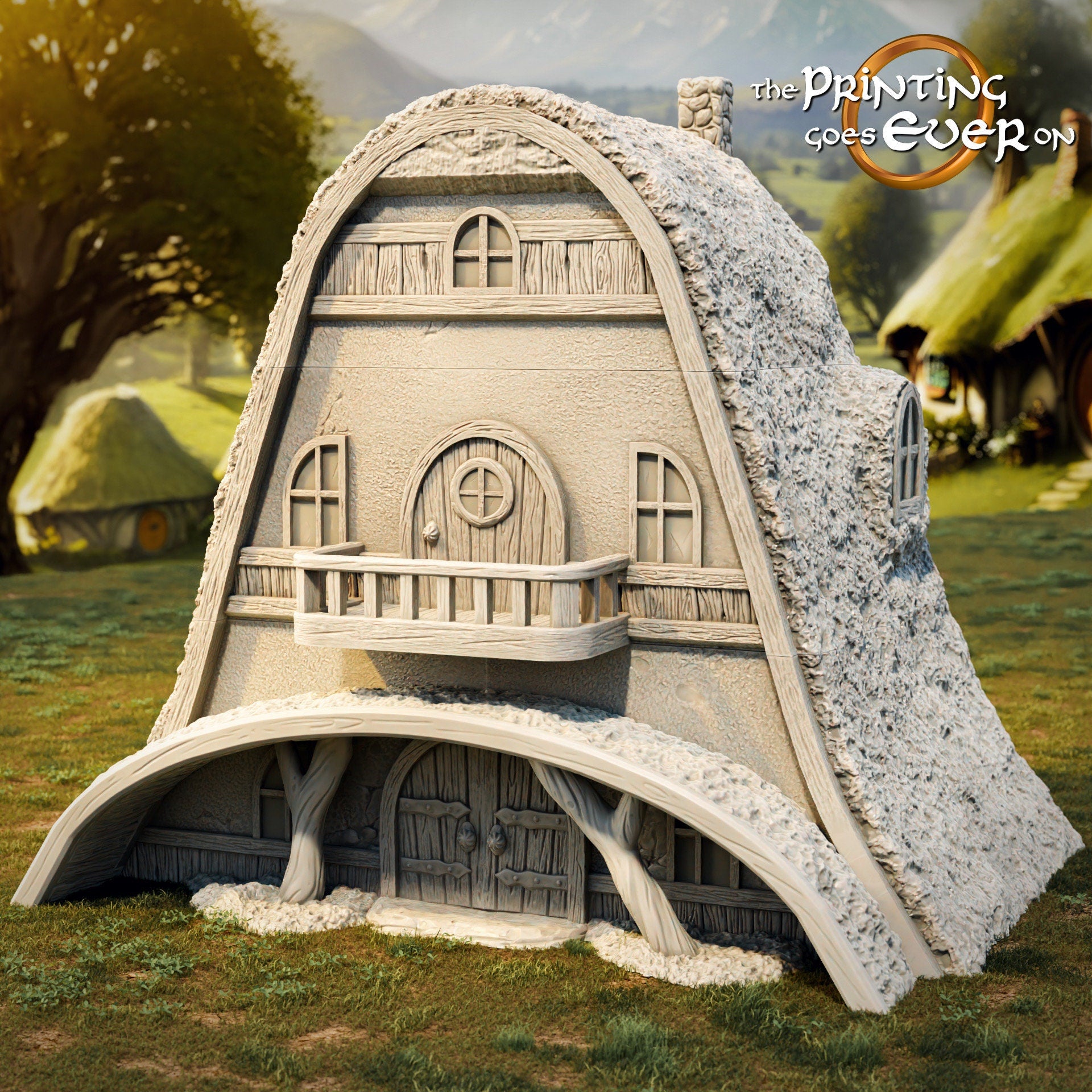 Halfling House Large 28mm Scatter Terrain tabletop fantasy wargaming terrain for dnd dungeons and dragons pathfinder miniature gift