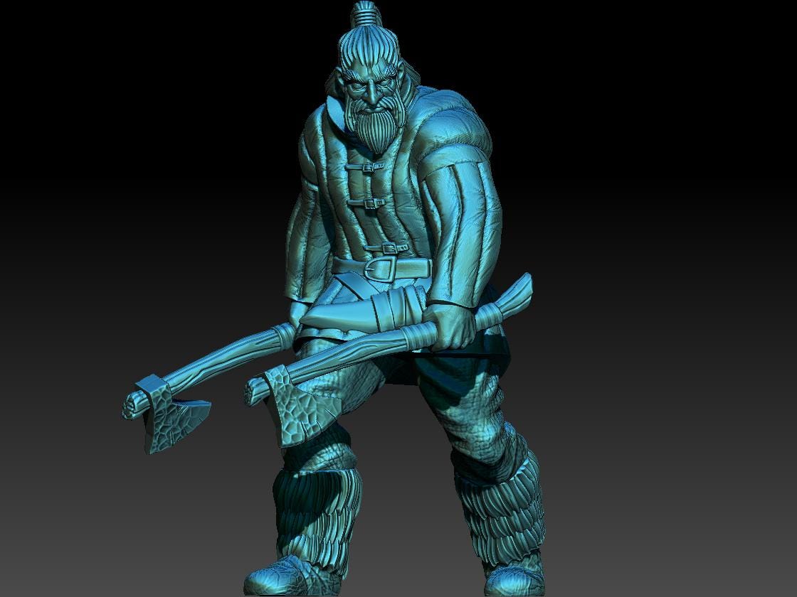 Bearmen Scouts 28mm miniatures dnd mini wargaming miniatures dungeon and dragons miniatures for painting fantasy miniatures gift