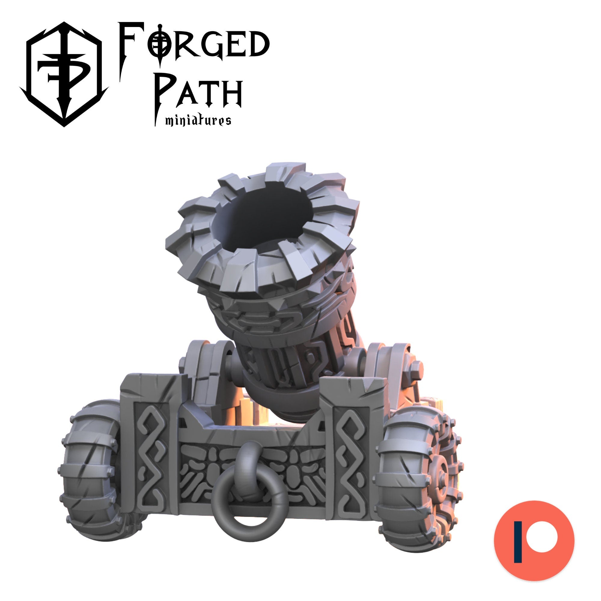 Pirate dwarfs mortar and crew LOTR dnd fantasy tabletop wargames