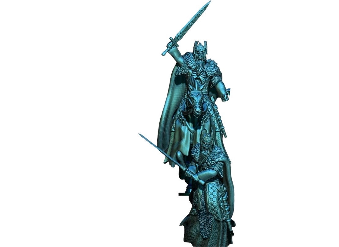 Dead Men Traitors Undead King 28mm miniature dungeon and dragons fantasy wargaming miniature tabletop fantasy wargame miniature painting dnd