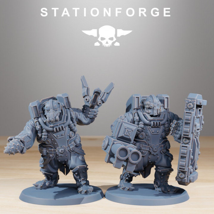 Frontliners Heavy Support 32mm sci-fi fantasy miniature for tabletop games grimdark RPGs dnd wargaming miniature dungeons and dragons
