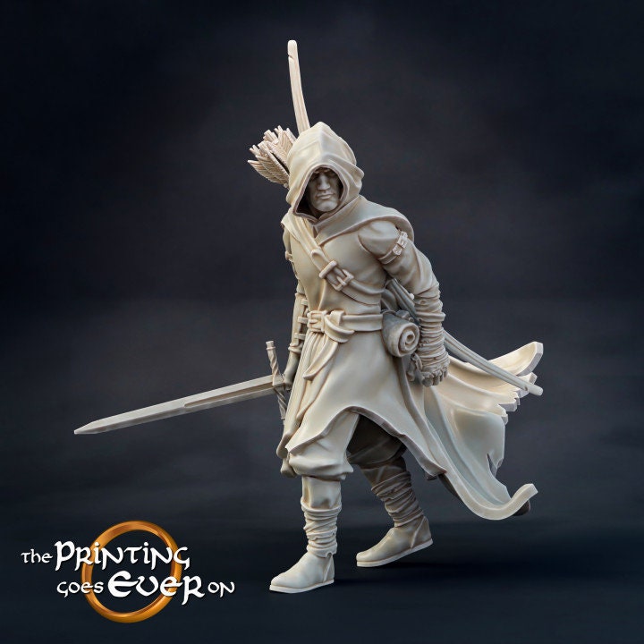 Watchers of Mona’Firth Captains 28mm dnd miniature dungeon and dragons fantasy wargaming miniature tabletop wargame miniature for painting