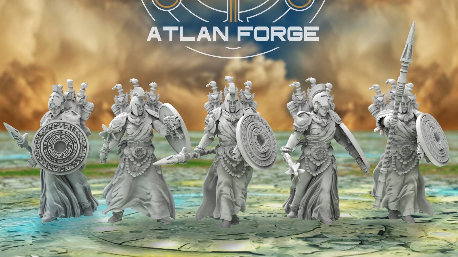 Minoan Athenai 32mm wargaming miniatures fantasy dnd wargaming minis dungeons and dragons painting gift RPG tabletop minis