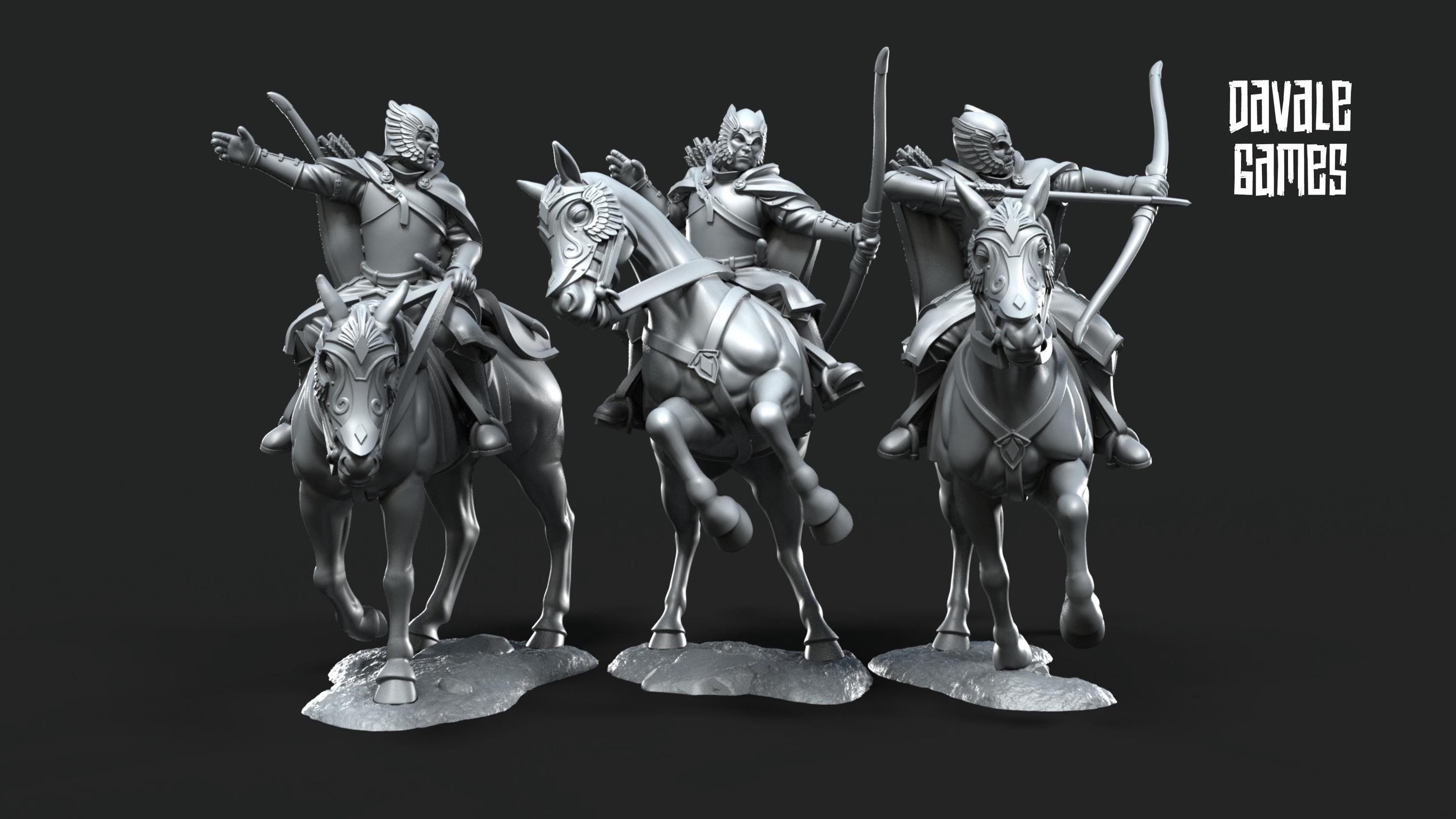 Grey Castle Court Guards Mounted