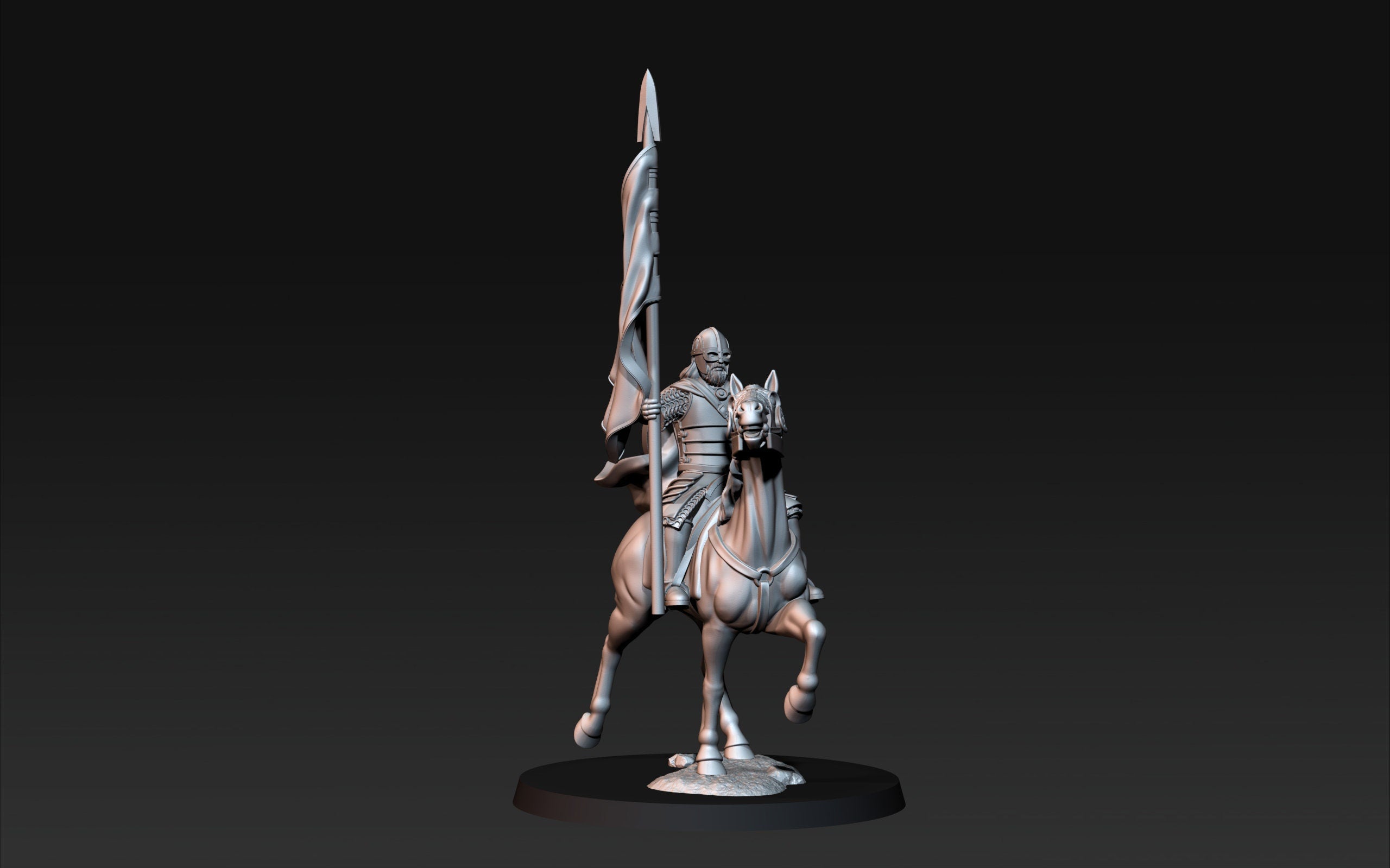 West Human Banner 28mm dnd miniature dungeon and dragons fantasy wargaming miniature tabletop wargame fantasy miniature for painting gift