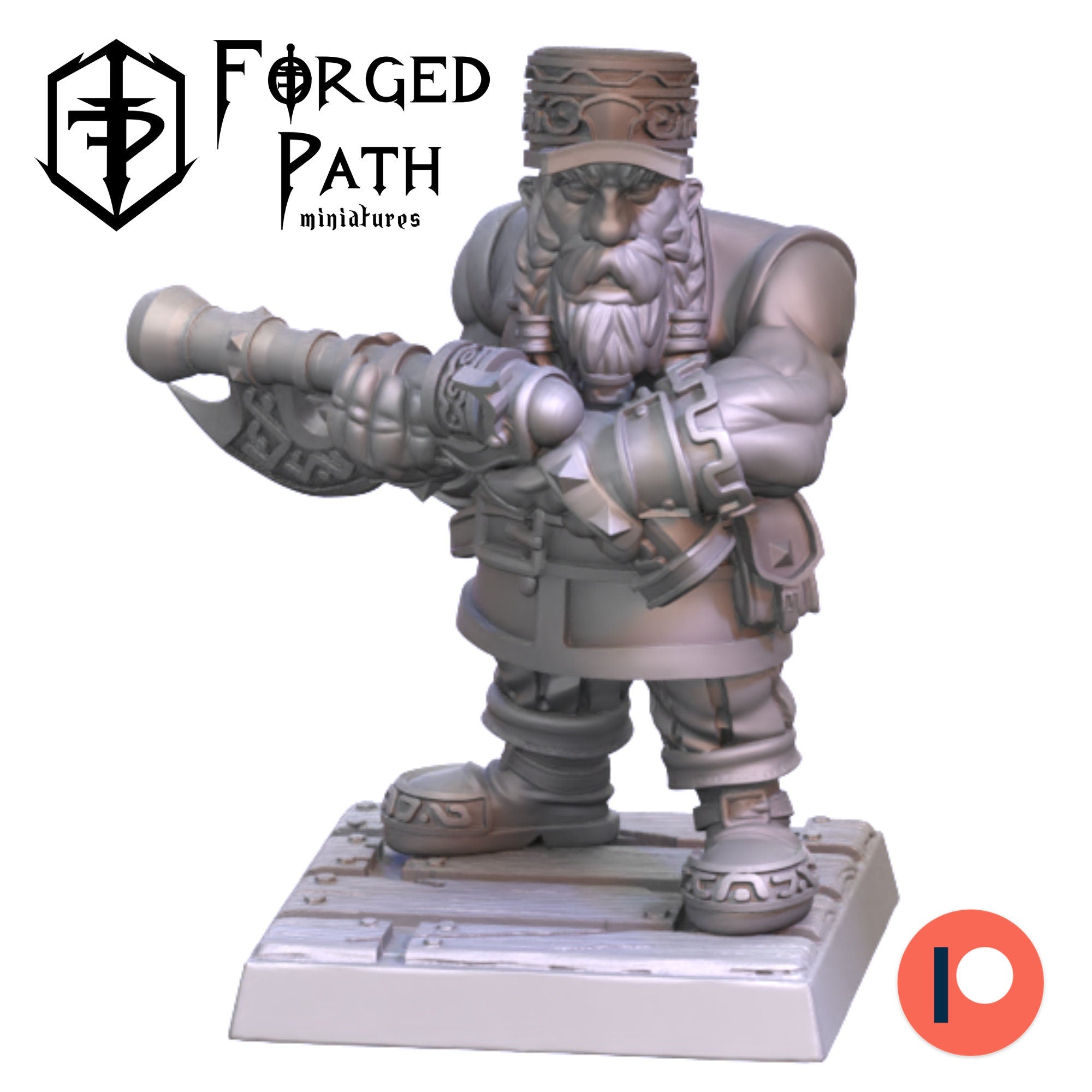 Pirate dwarf gunners infantry warriors 28mm dnd fantasy tabletop wargames army miniatures