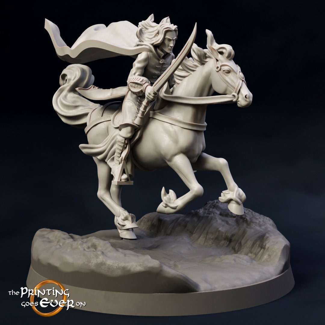 Elven Hero Golloccel 28mm miniatures dnd minis fantasy miniatures dungeons and dragons miniatures for painting wargaming miniatures tabletop