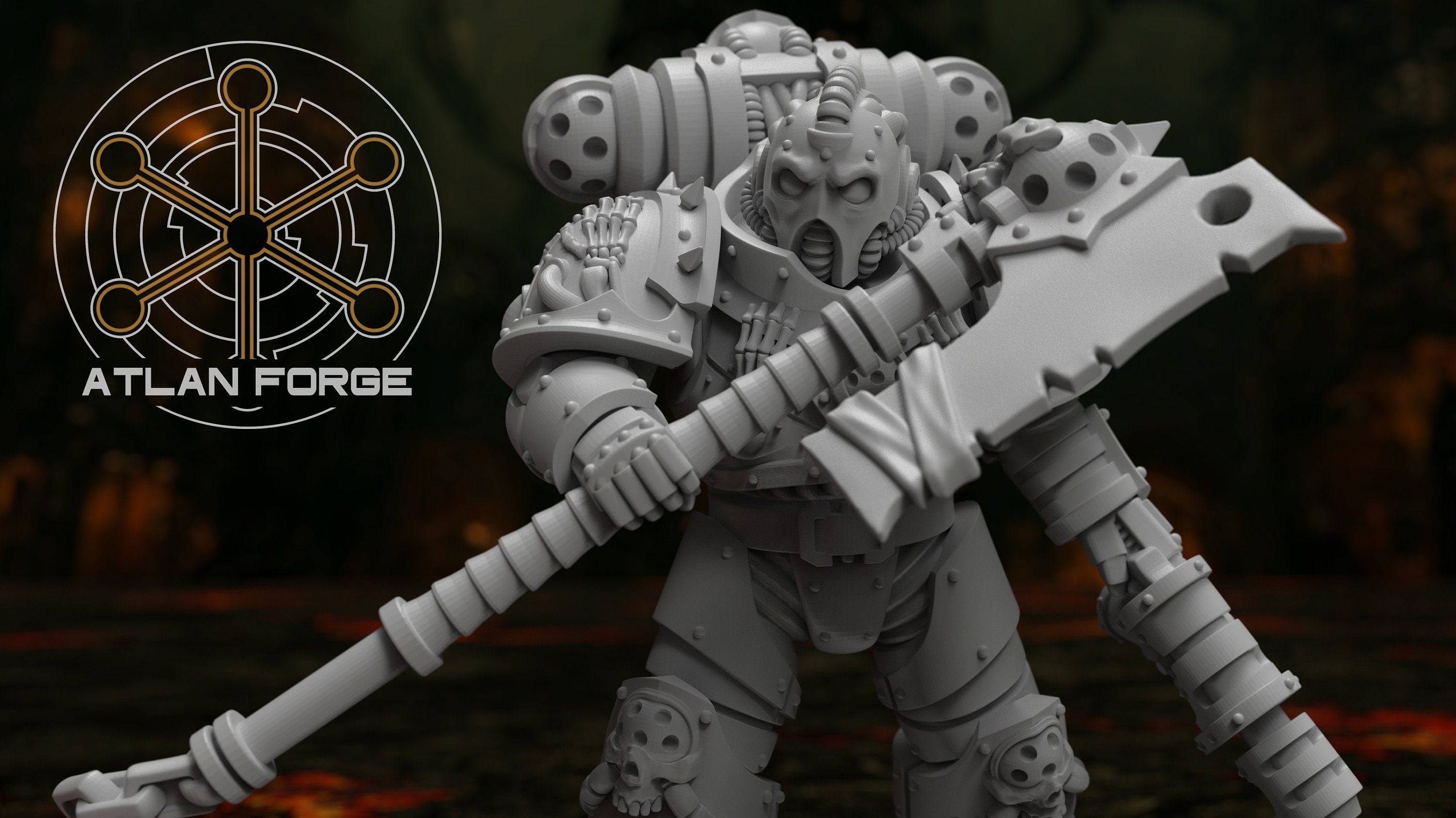 Manus Mortis Phalanges 32mm sci-fi fantasy miniature for tabletop games grimdark RPGs wargaming miniature dungeons and dragons