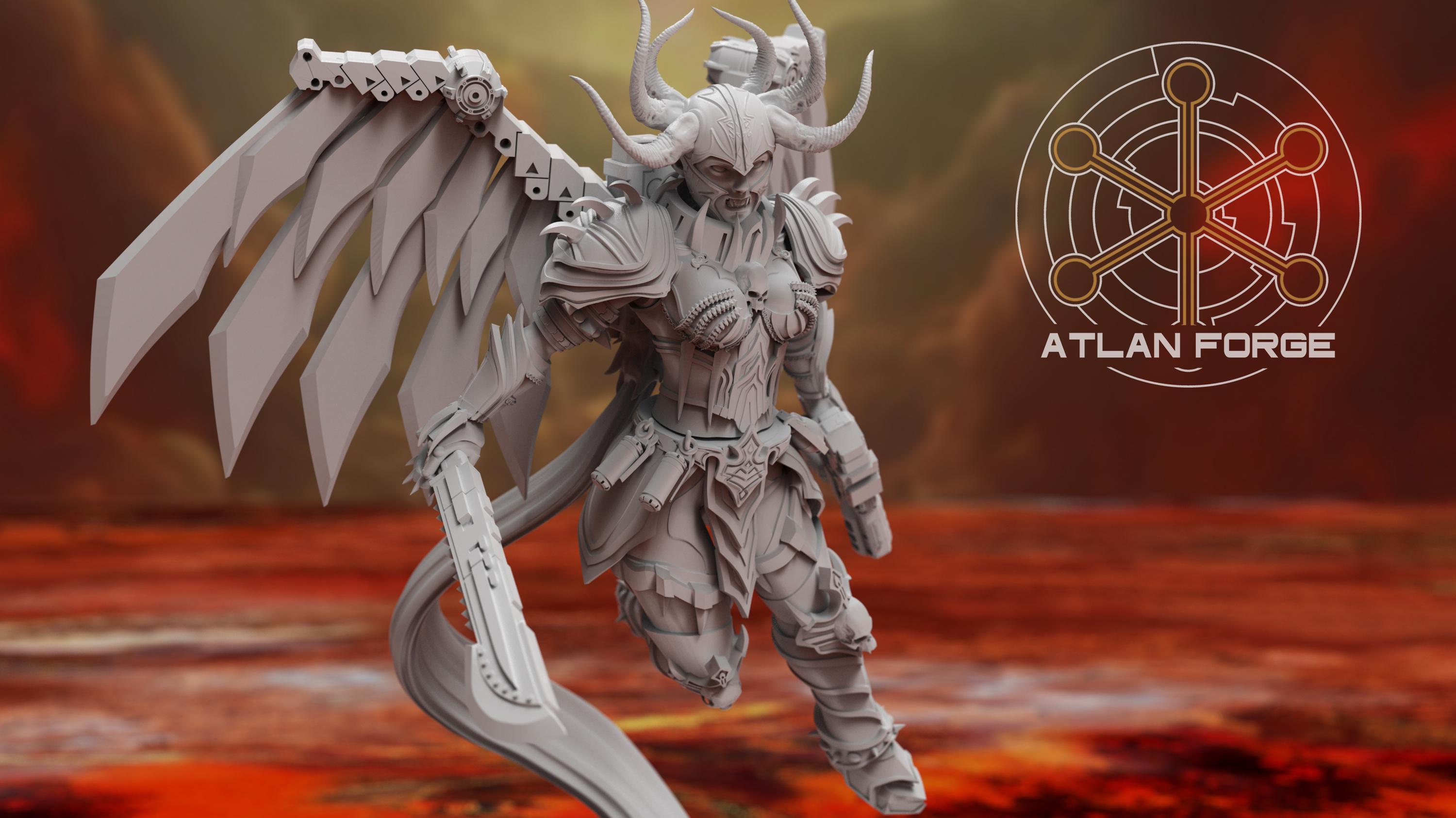 Daemons Hades Persephonae 32mm sci-fi fantasy miniature tabletop games grimdark RPGs dnd wargaming miniature dungeons and dragons painting