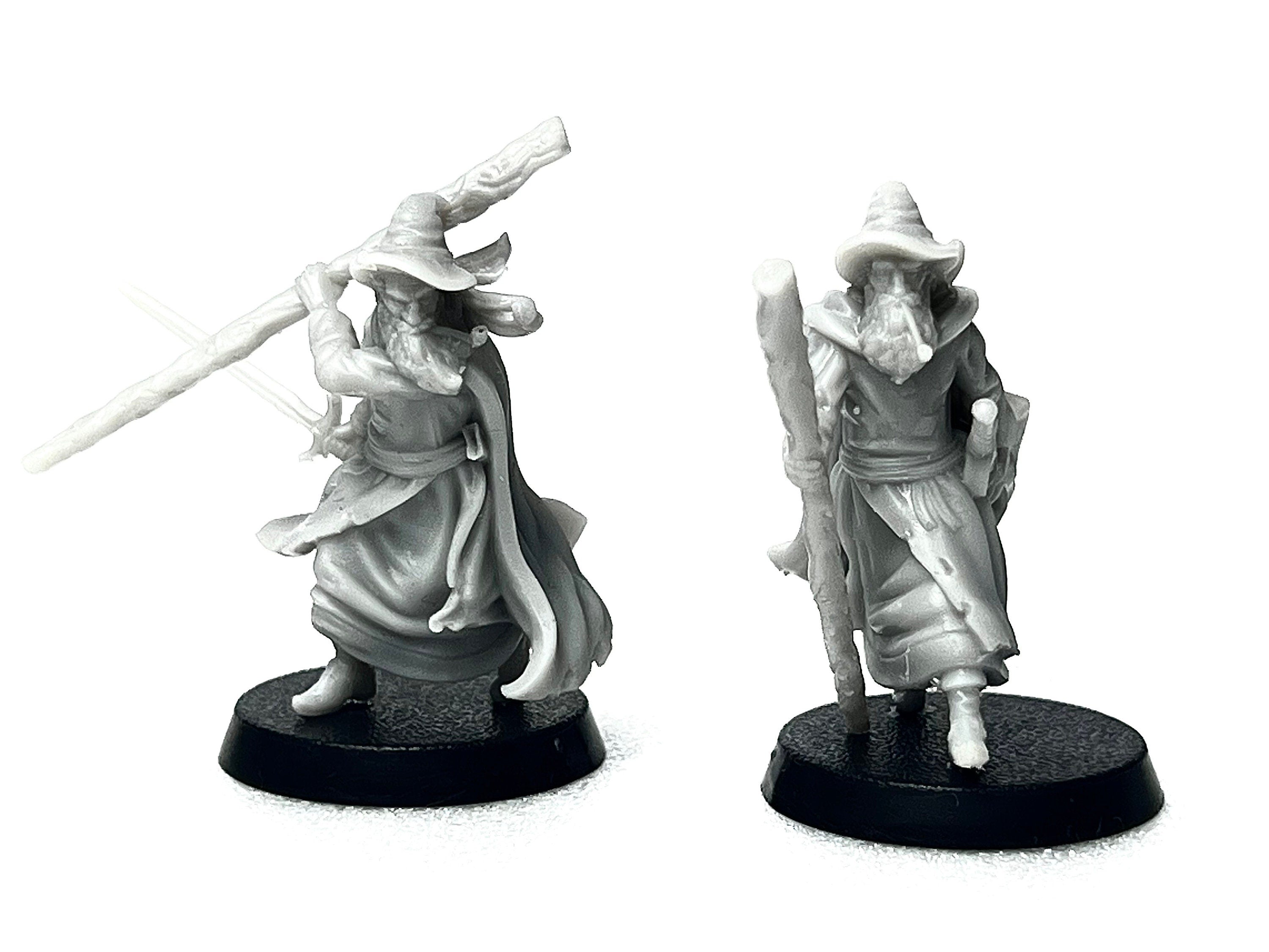 Silver Goat Dwarves and giant eagles tabletop wargaming miniatures 28mm