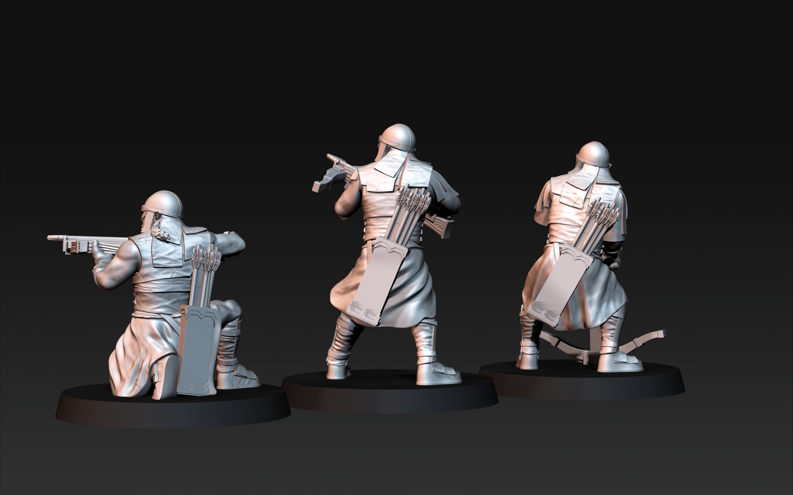 Blood Orc Crossbows 28mm miniatures dnd gift fantasy miniatures dungeons and dragons wargaming miniatures tabletop wargames miniature