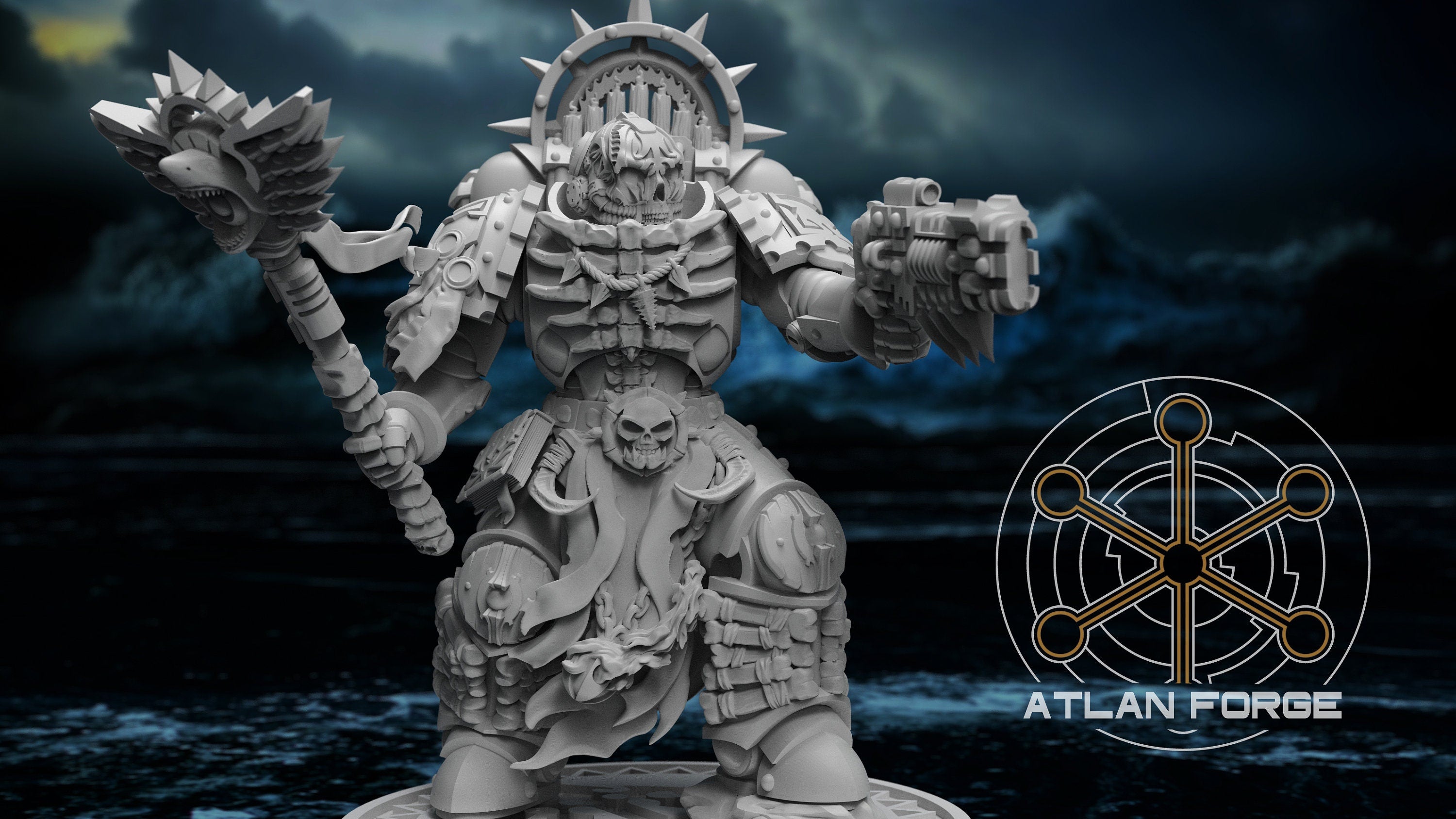 Irirangi Wai Toa Tohunga High Priest 32mm Resin Miniature – Fantasy Hero for DnD and Wargaming