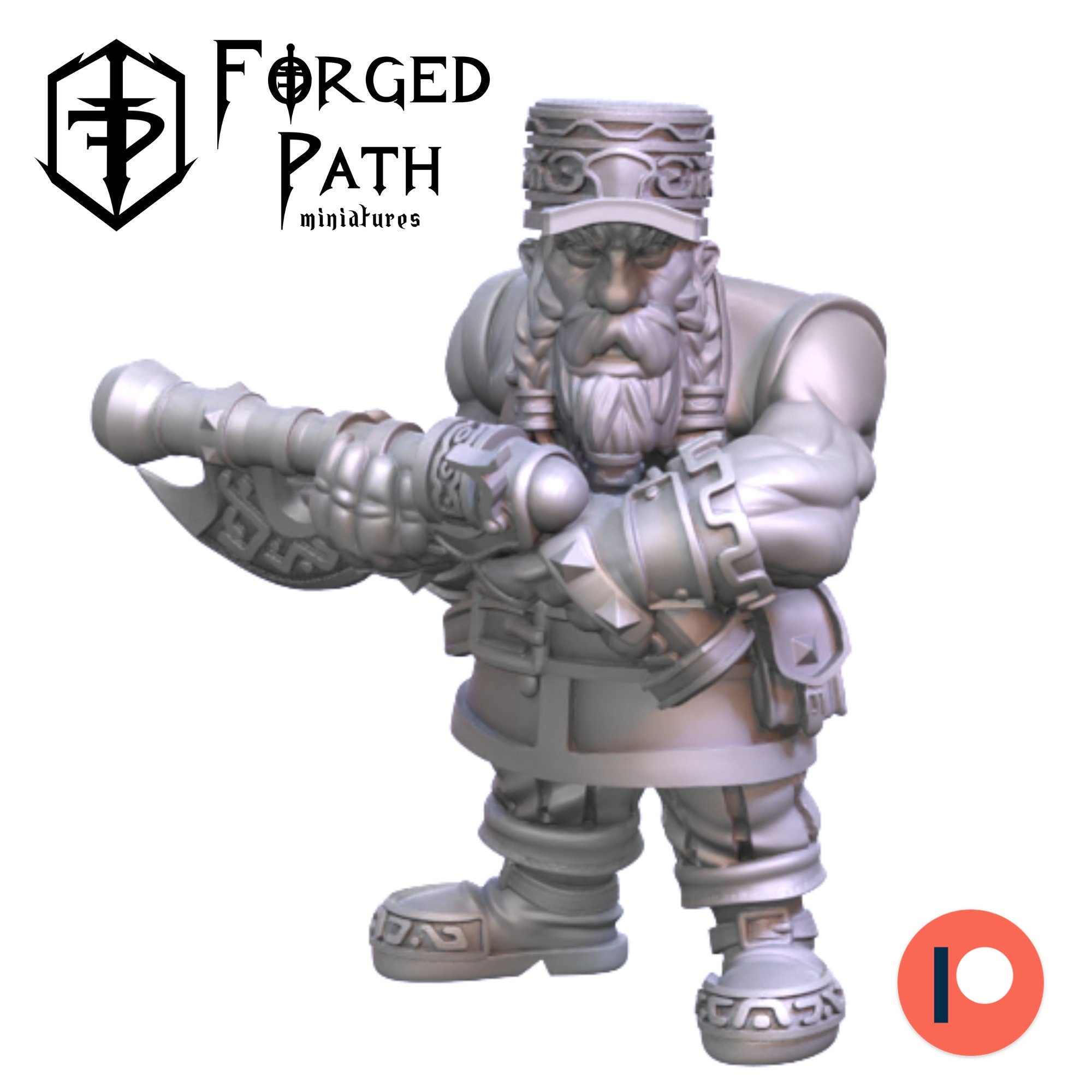 Pirate dwarf gunners infantry warriors 28mm dnd fantasy tabletop wargames army miniatures