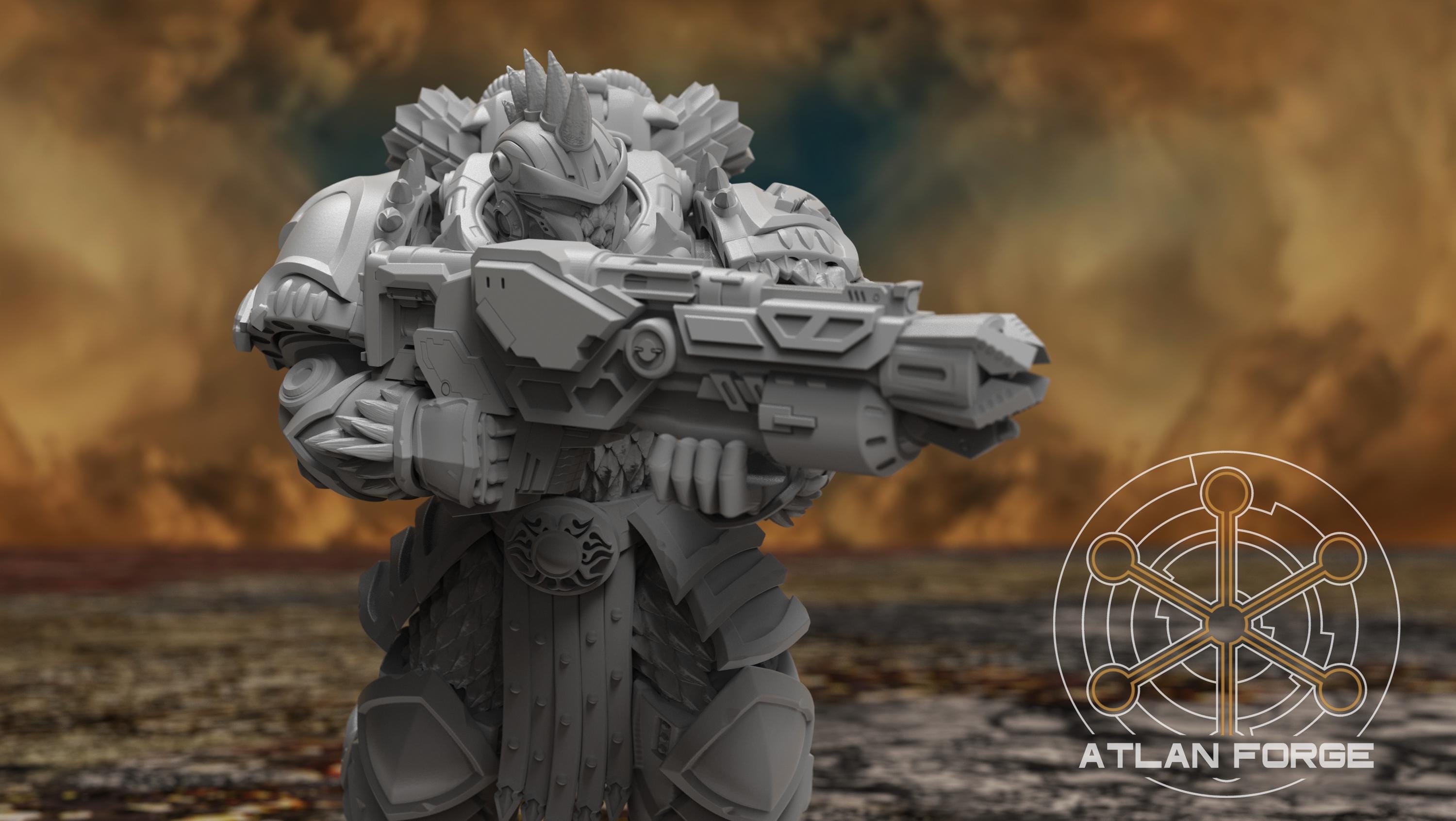 Dragon Aegis Rangers 32mm sci-fi fantasy miniature tabletop games grimdark RPGs dnd wargaming miniature dungeons and dragons painting