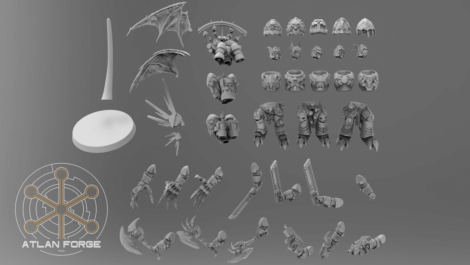 Nekramoroi Spiridus 32mm sci-fi fantasy miniature for tabletop games grimdark RPGs dnd wargaming miniature dungeons and dragons painting