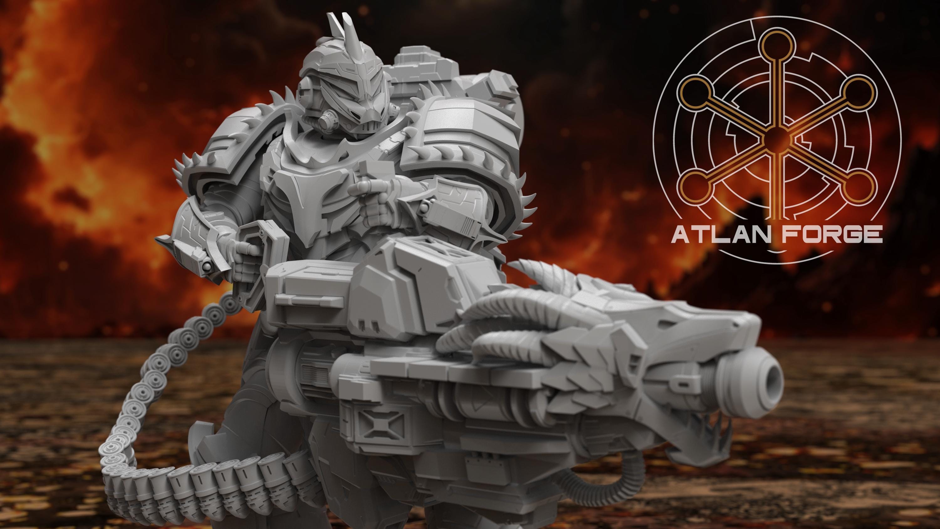 Dragon Knights Incinerators 32mm sci-fi fantasy miniature tabletop games grimdark RPGs dnd wargaming miniature dungeons and dragons painting