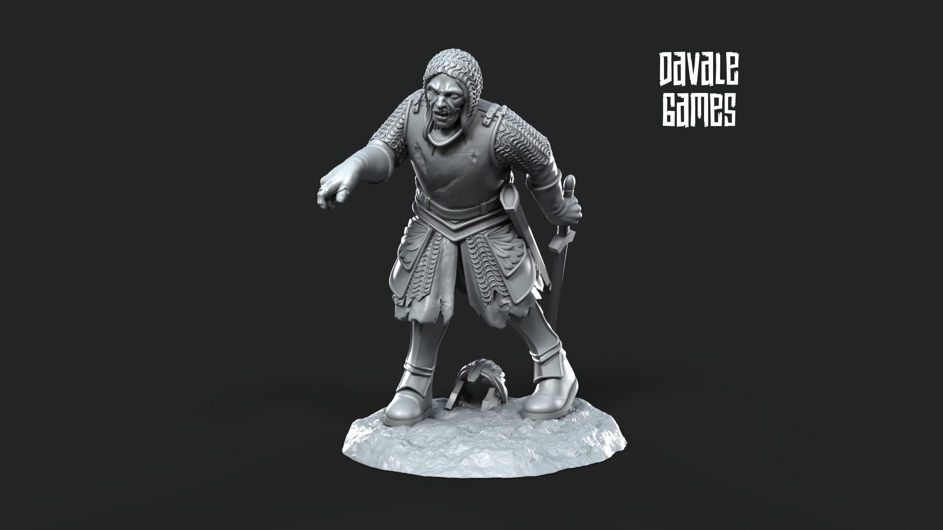 Ghost, Spirit and wraiths 28mm Miniatures | 3D Printed Undead Fantasy Models for DnD Pathfinder and Other Tabletop RPG Games
