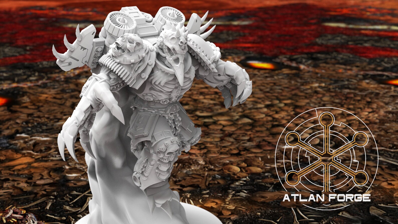 Daemon Hades Black Vultures 32mm sci-fi fantasy miniature for tabletop games grimdark RPGs dnd wargaming miniature dungeons and dragons