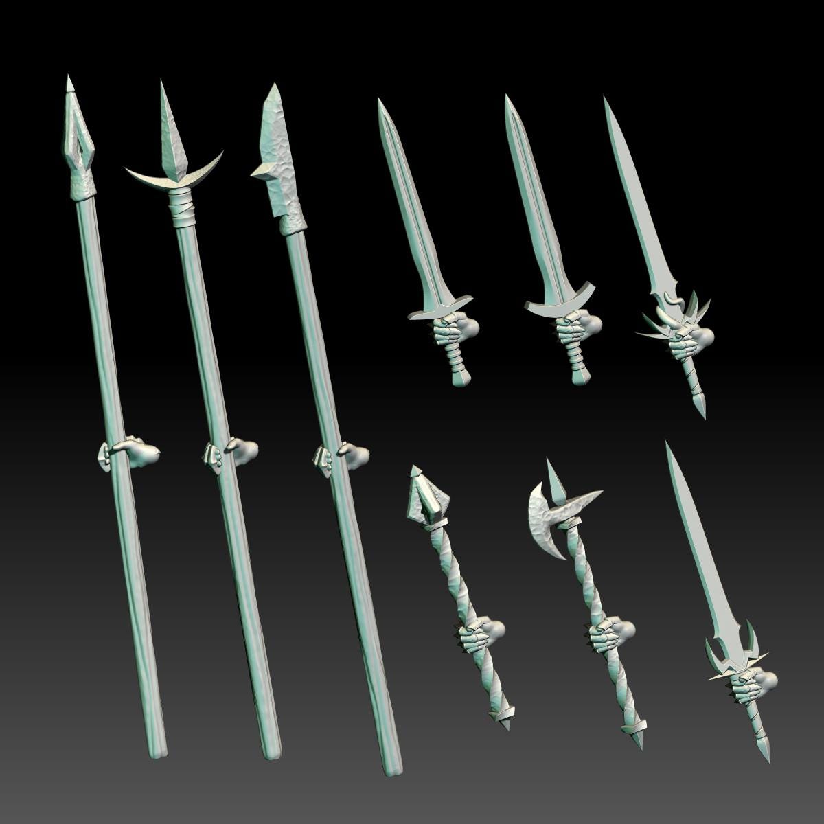 Dark Soul Warriors 28mm miniatures dnd gift fantasy miniatures dungeons and dragons minis wargaming miniatures tabletop wargames miniature