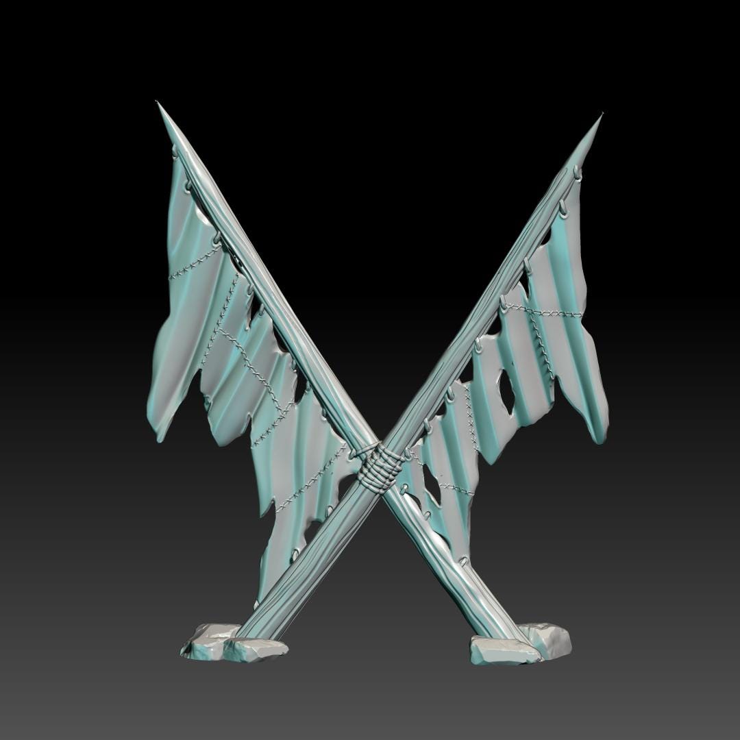 Banner Tower Kit 28mm Scatter Terrain tabletop fantasy wargaming terrain for dnd dungeons and dragons pathfinder miniature gift