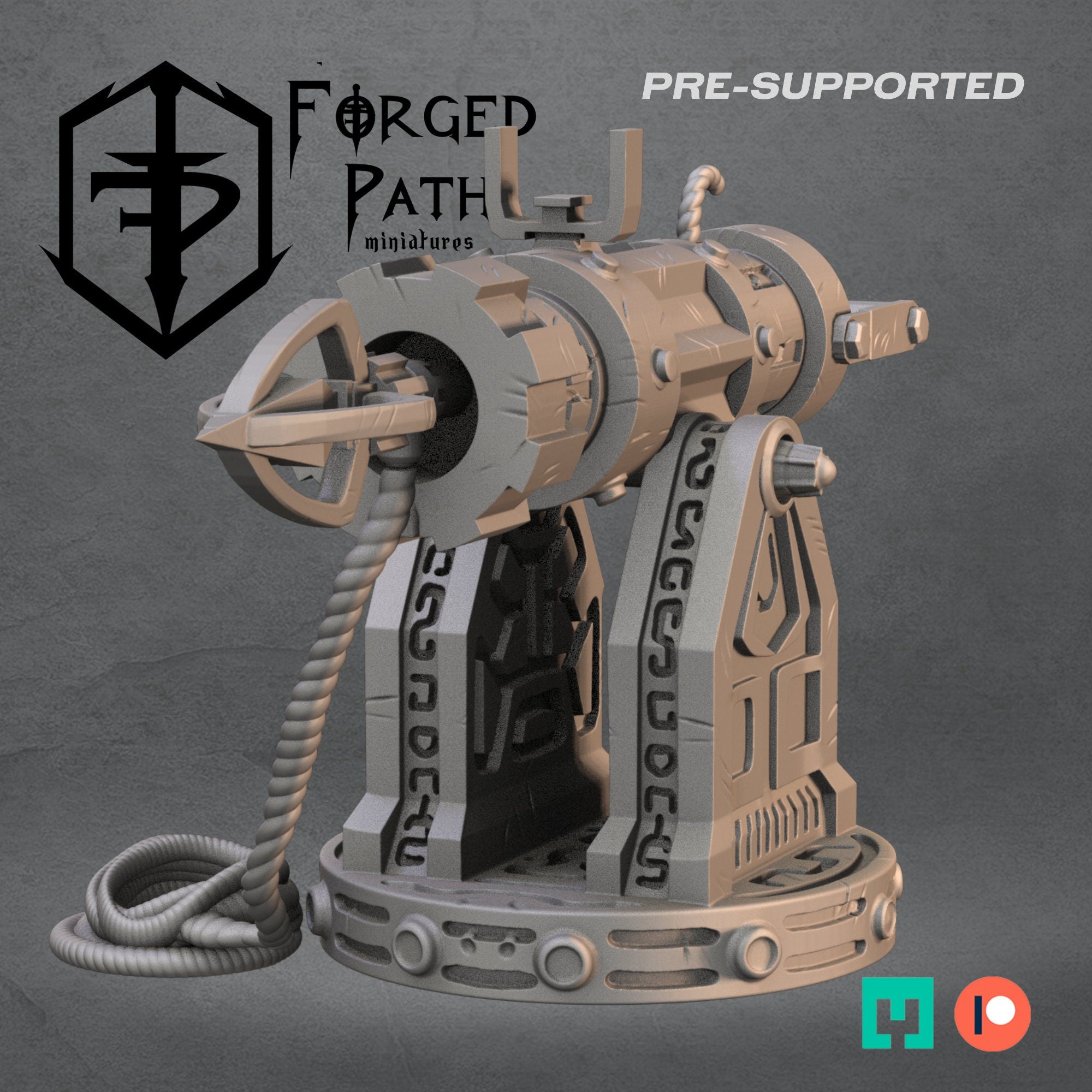 Iron tusk Harpooner Squadron Dwarves Fantasy Wargaming Miniatures 32mm scale