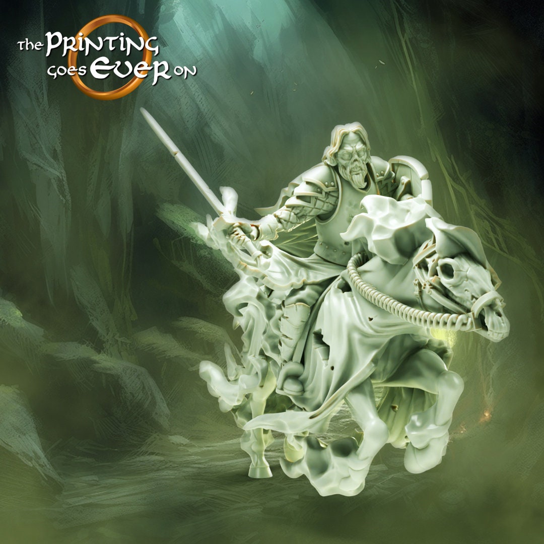 Ghost Knights Army of dead 28mm miniature dungeon and dragons fantasy wargaming miniature tabletop fantasy wargame miniature painting dnd