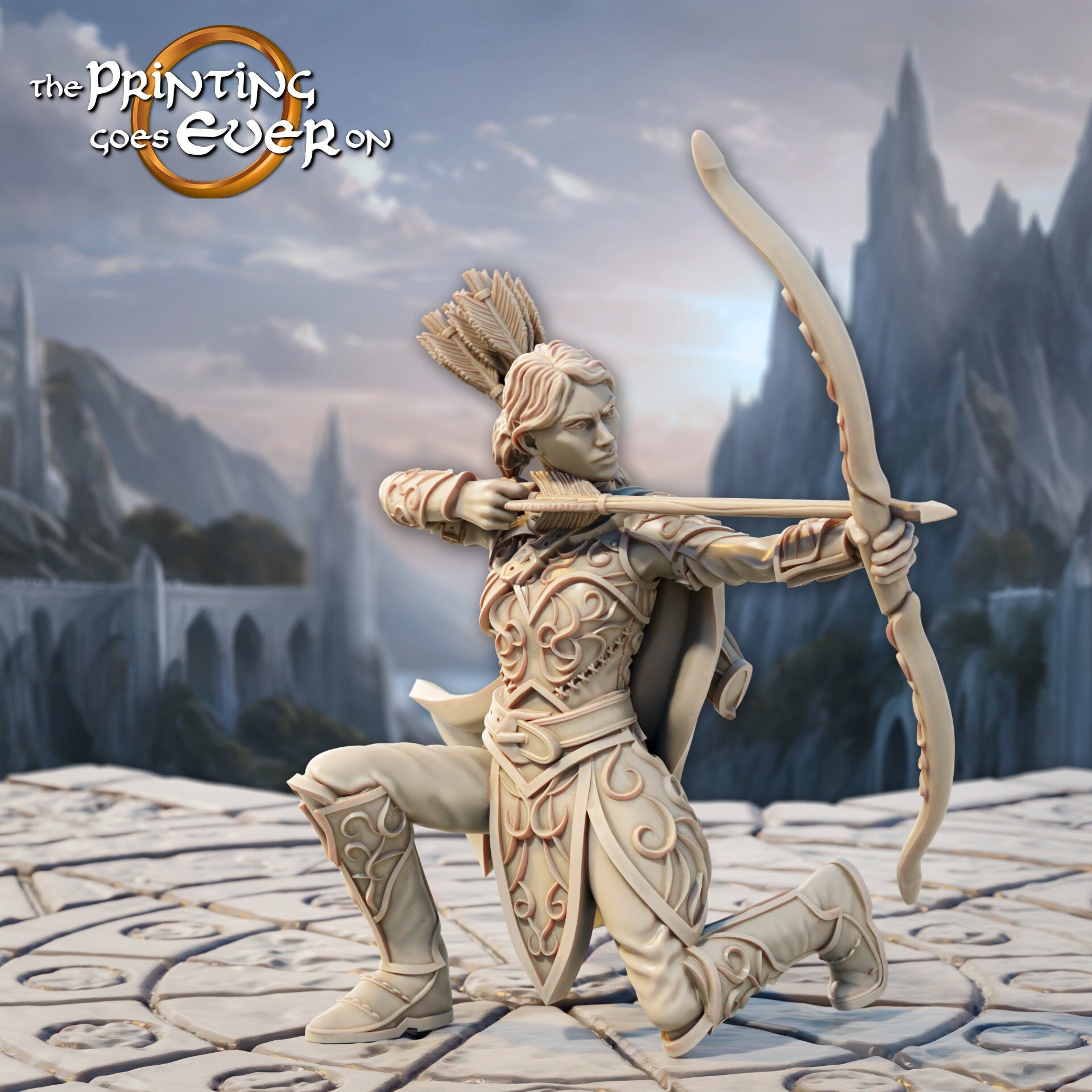 Silver Shore Archers 28mm miniatures dnd fantasy miniatures dungeons and dragons miniatures painting wargaming miniatures tabletop wargames