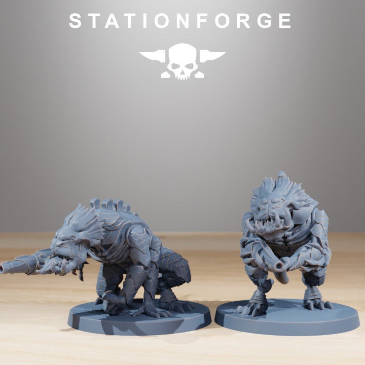 Xenarid Infantry 32mm sci-fi fantasy miniature for tabletop games grimdark RPGs dnd wargaming miniature dungeons and dragons