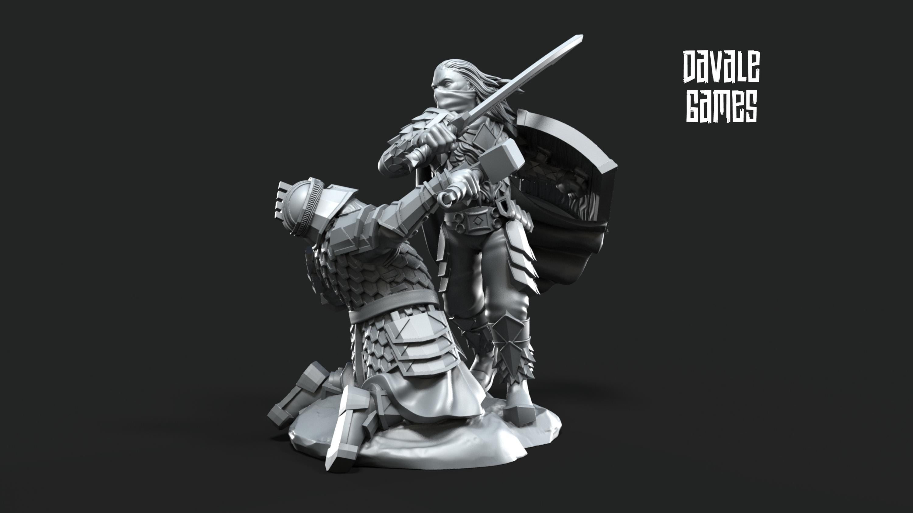 Rabänti General of the Elite 28mm miniatures fantasy dungeons and dragons miniature wargaming miniatures tabletop dnd dwarf army miniatures
