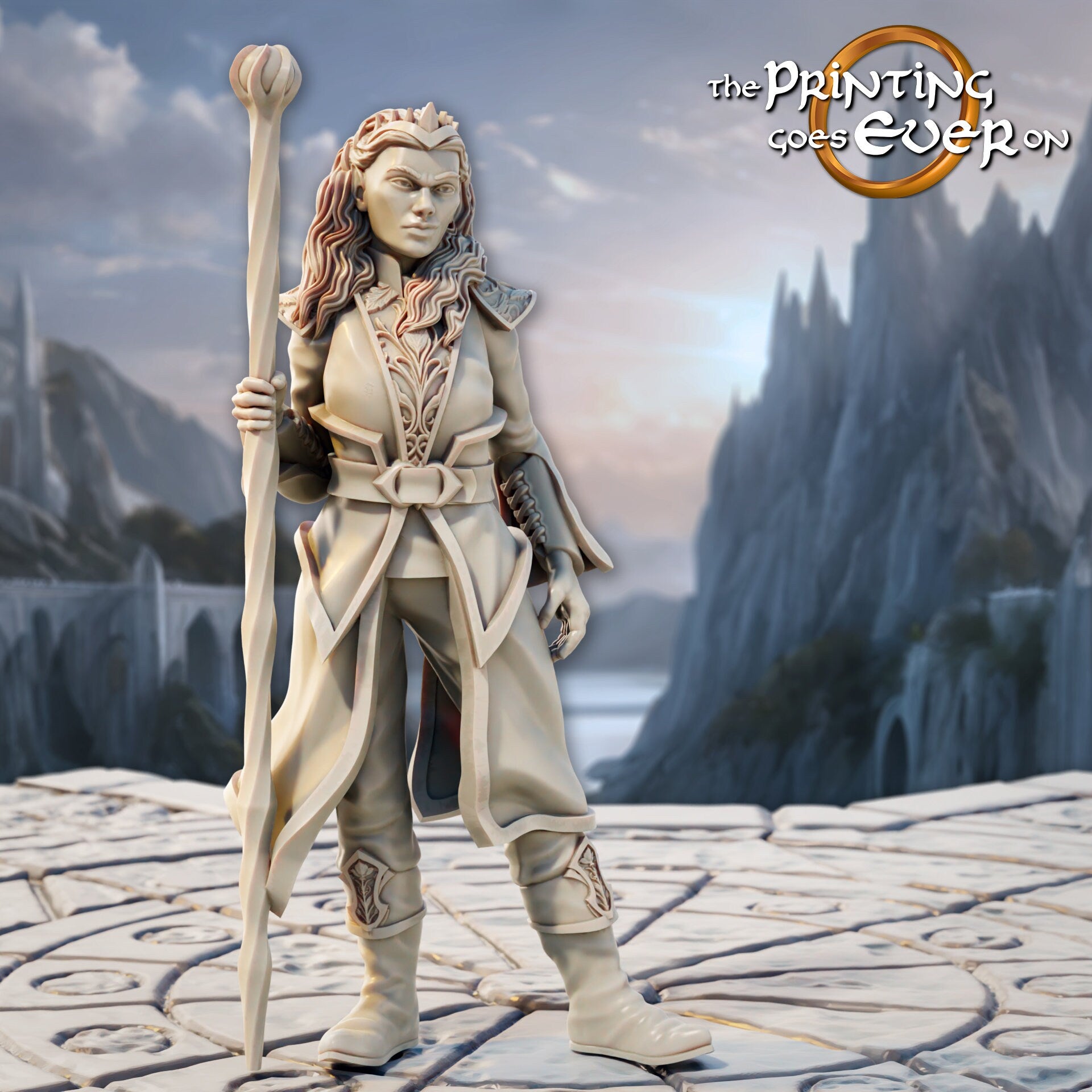 Silver Shore eleven Stormcaller mage 28mm miniatures dnd fantasy miniatures dungeons and dragons miniatures painting wargaming tabletop