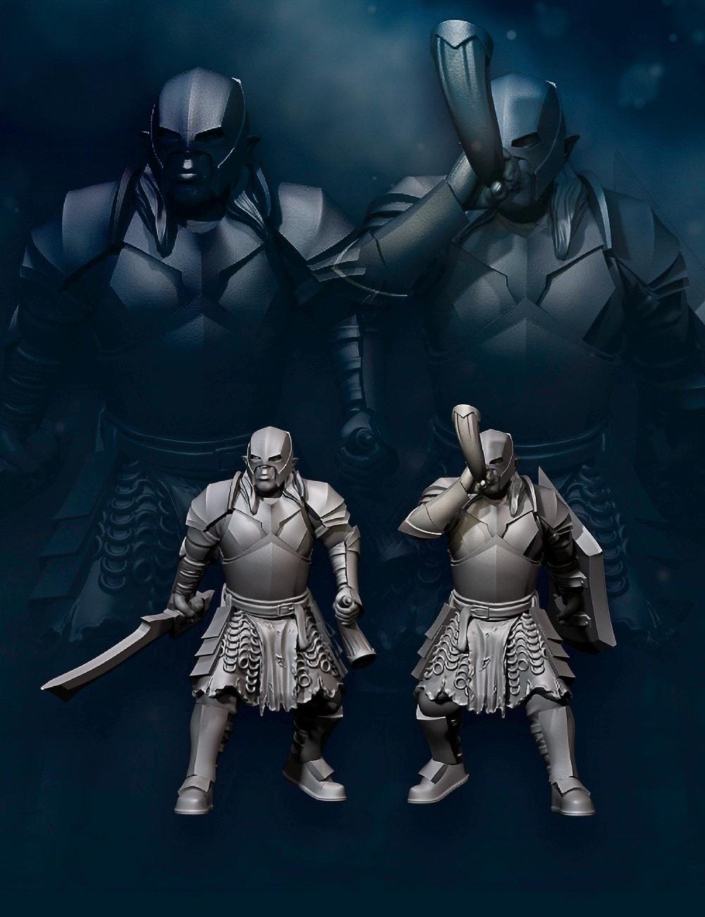 musician horn super orcs 28mm miniatures dnd fantasy miniatures dungeons and dragons minis wargaming miniatures tabletop wargames miniature