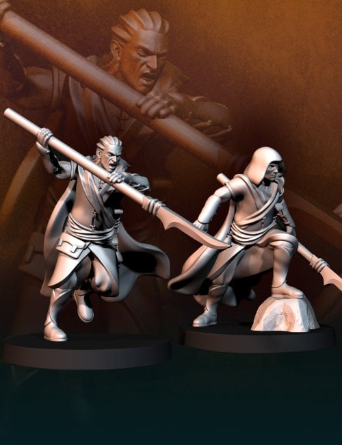 wandering wood elf 28mm miniatures dnd minis fantasy miniatures dungeons and dragons miniatures  wargaming miniatures tabletop wargames