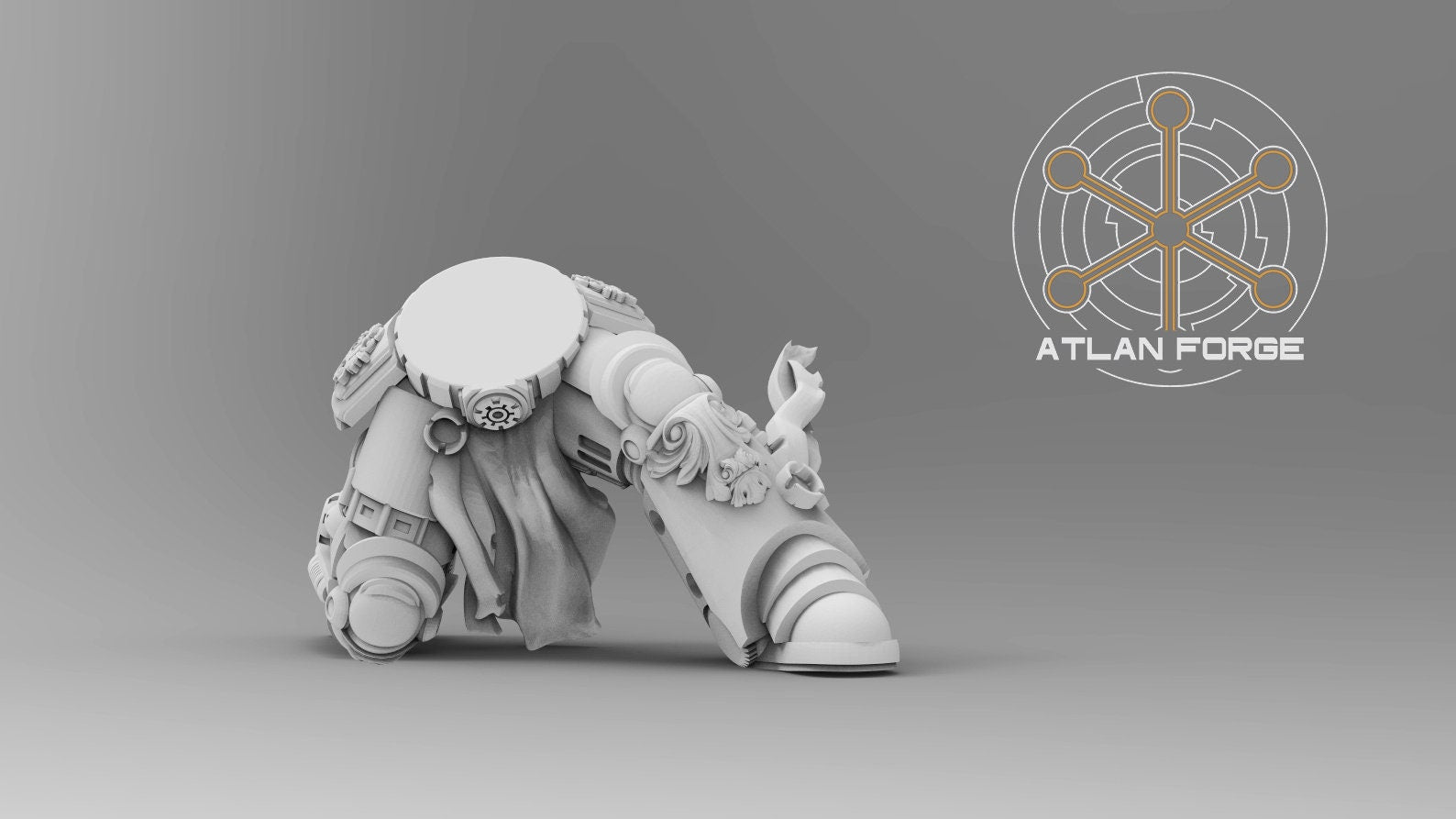 Angelic crash captain 32mm sci-fi fantasy miniature for tabletop games grimdark RPGs dnd wargaming miniature dungeons and dragons gift