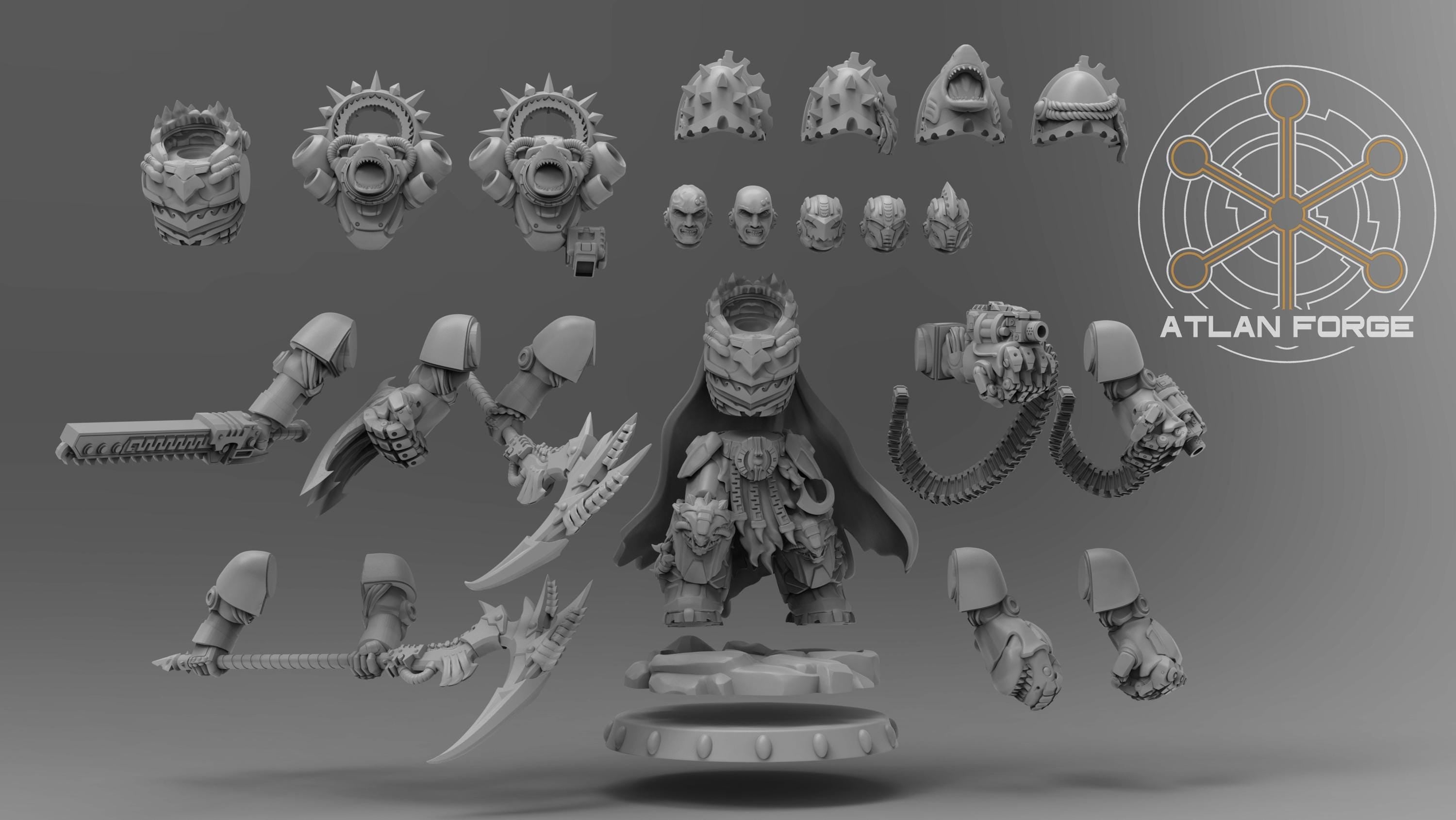 Wai Toa Aegis Captain 32mm Resin Miniature – Sci Fi Fantasy Hero for Wargaming and DnD