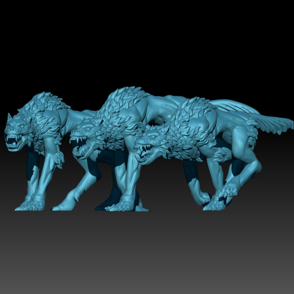 Iron fang clan feral wolves 28mm miniatures dnd gift fantasy miniatures dungeons and dragons wargaming miniatures tabletop wargames