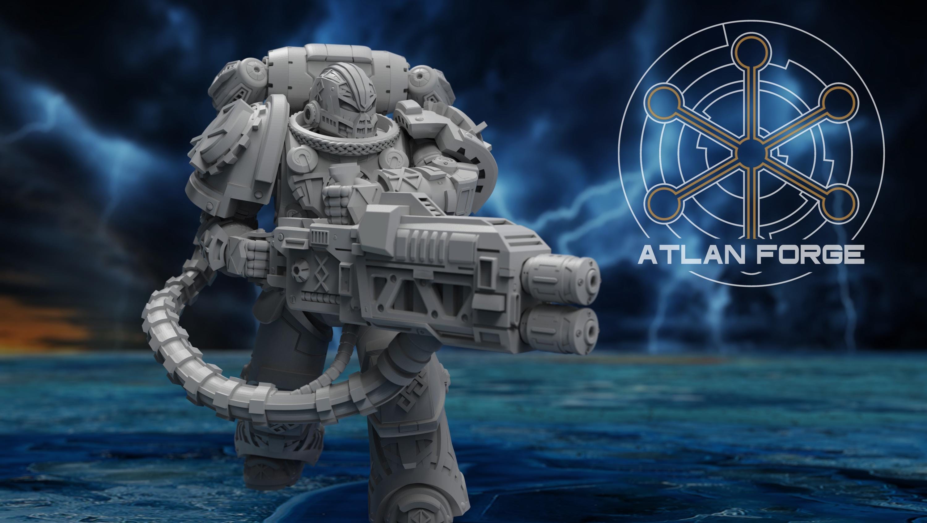 Asgardian Demolishers 32mm sci-fi fantasy miniature for tabletop games grimdark RPGs dnd wargaming miniature dungeons and dragons