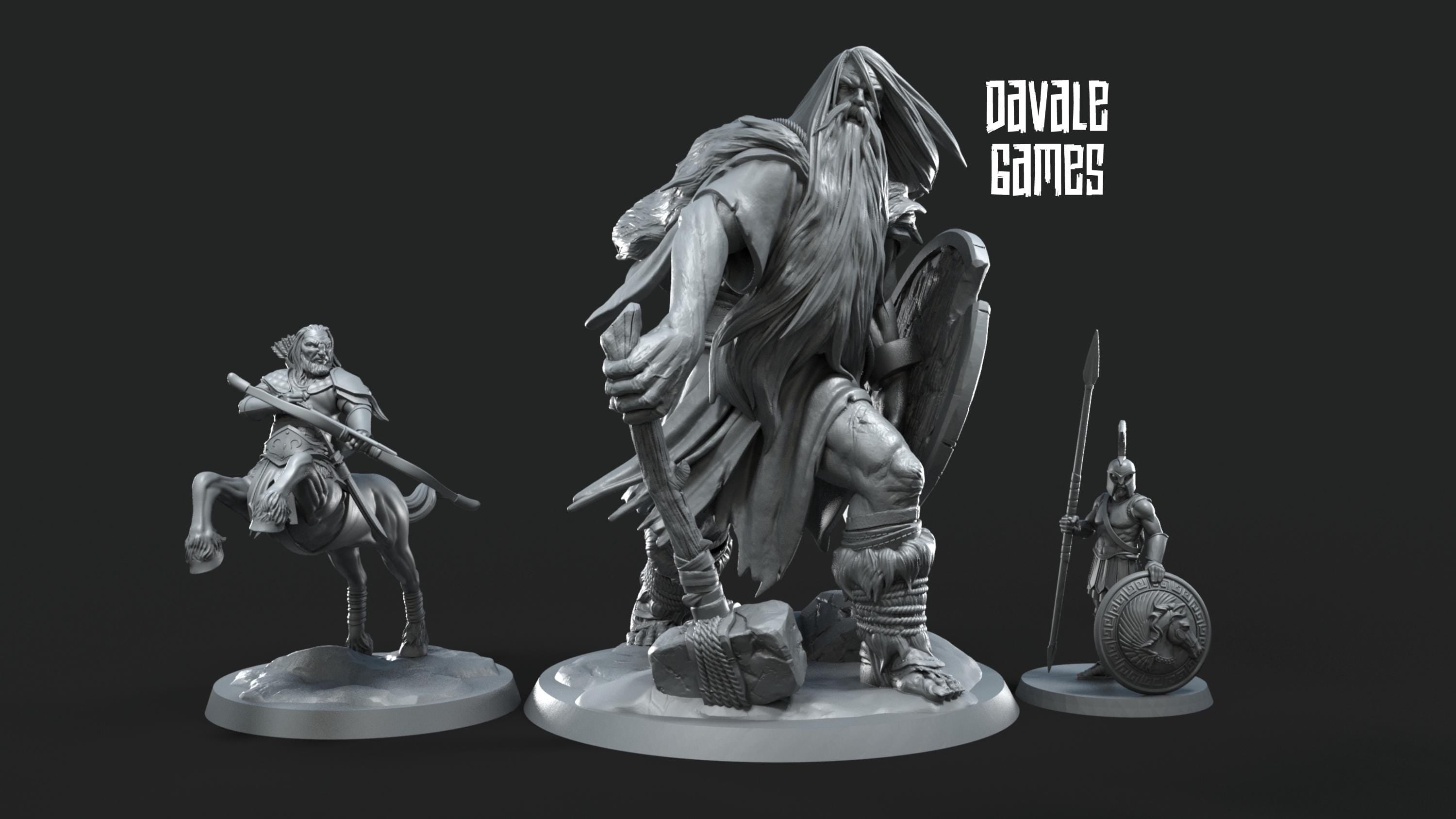 Bergrisar Giants of the mountains 28mm miniatures dnd minis fantasy miniatures dungeons and dragons painting wargaming miniatures tabletop
