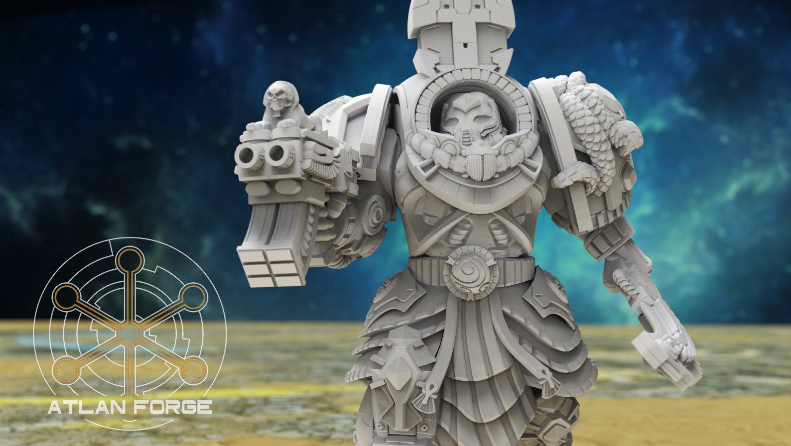 Aegyptian Nehebkau 32mm grimdark fantasy miniature dnd wargaming miniature dungeons and dragons painting gift RPG tabletop minis