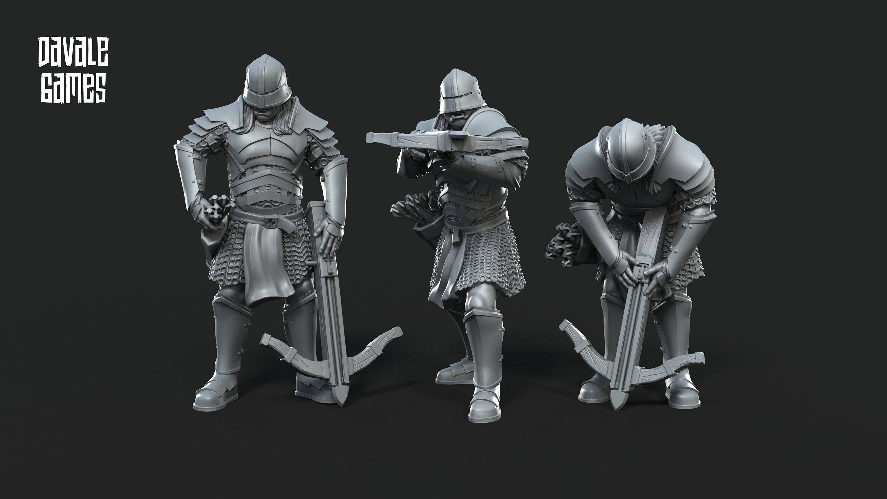 Blood handed Orc Crossbows with armour 28mm miniatures dnd fantasy miniatures dungeons and dragons wargaming miniatures tabletop wargames