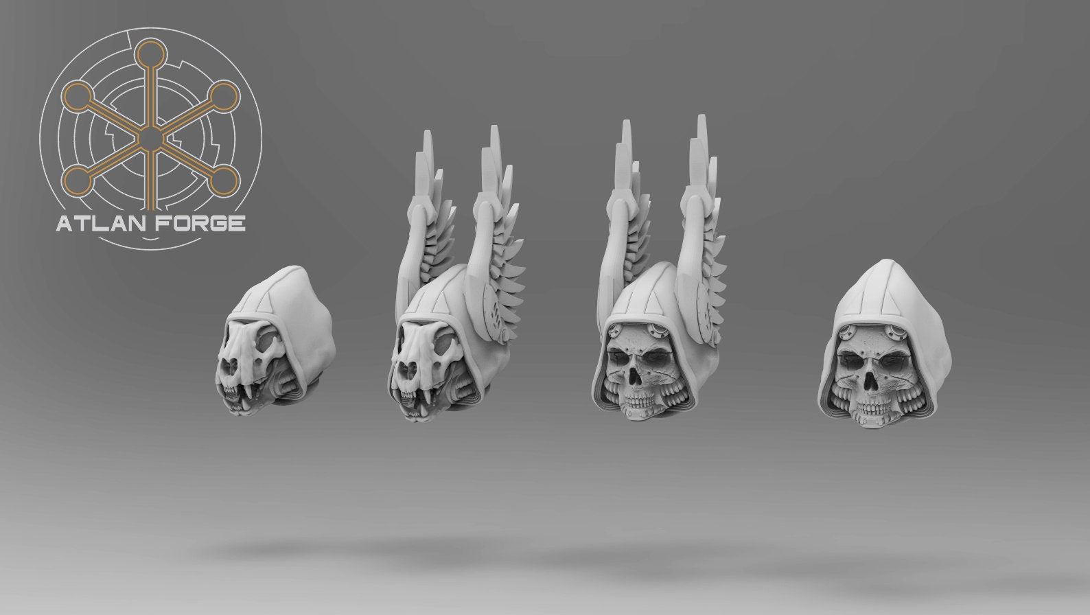 Angelic Soul Reaper 32mm sci-fi fantasy miniature for tabletop games grimdark RPGs dnd wargaming miniature dungeons and dragons gift