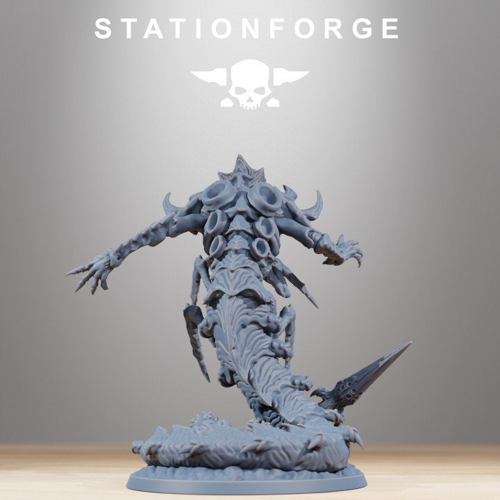 Xenarid Wormaak 32mm sci-fi fantasy miniature for tabletop games grimdark RPGs dnd wargaming miniature dungeons and dragons