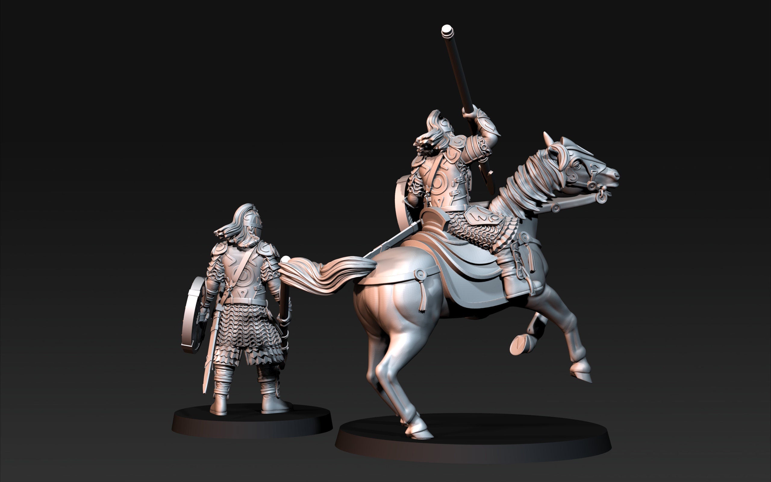 West Human Prince 28mm Resin Miniature – Fantasy Hero for DnD and Wargaming
