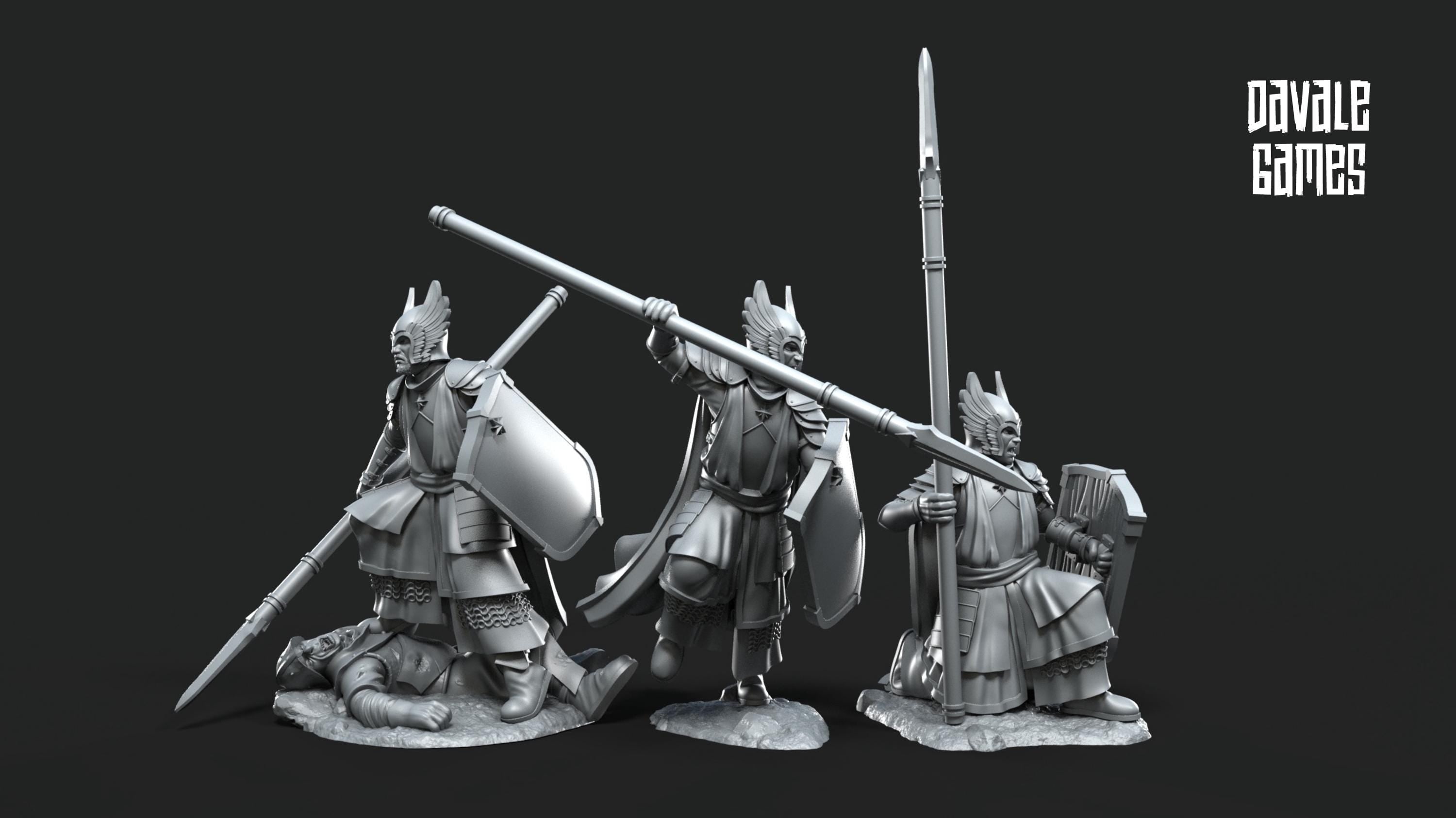 Guards of the Grey Tree b2 28mm miniatures dnd minis fantasy miniatures dungeons and dragons miniatures painting wargaming tabletop