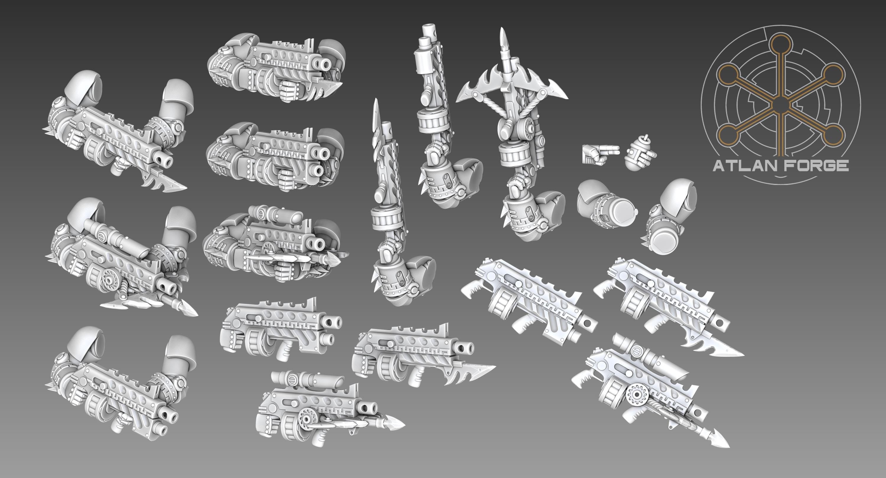 Wai Toa Teina Kore Void Brothers 32mm sci-fi fantasy for tabletop games grimdark RPGs dnd wargaming miniature dungeons and dragons